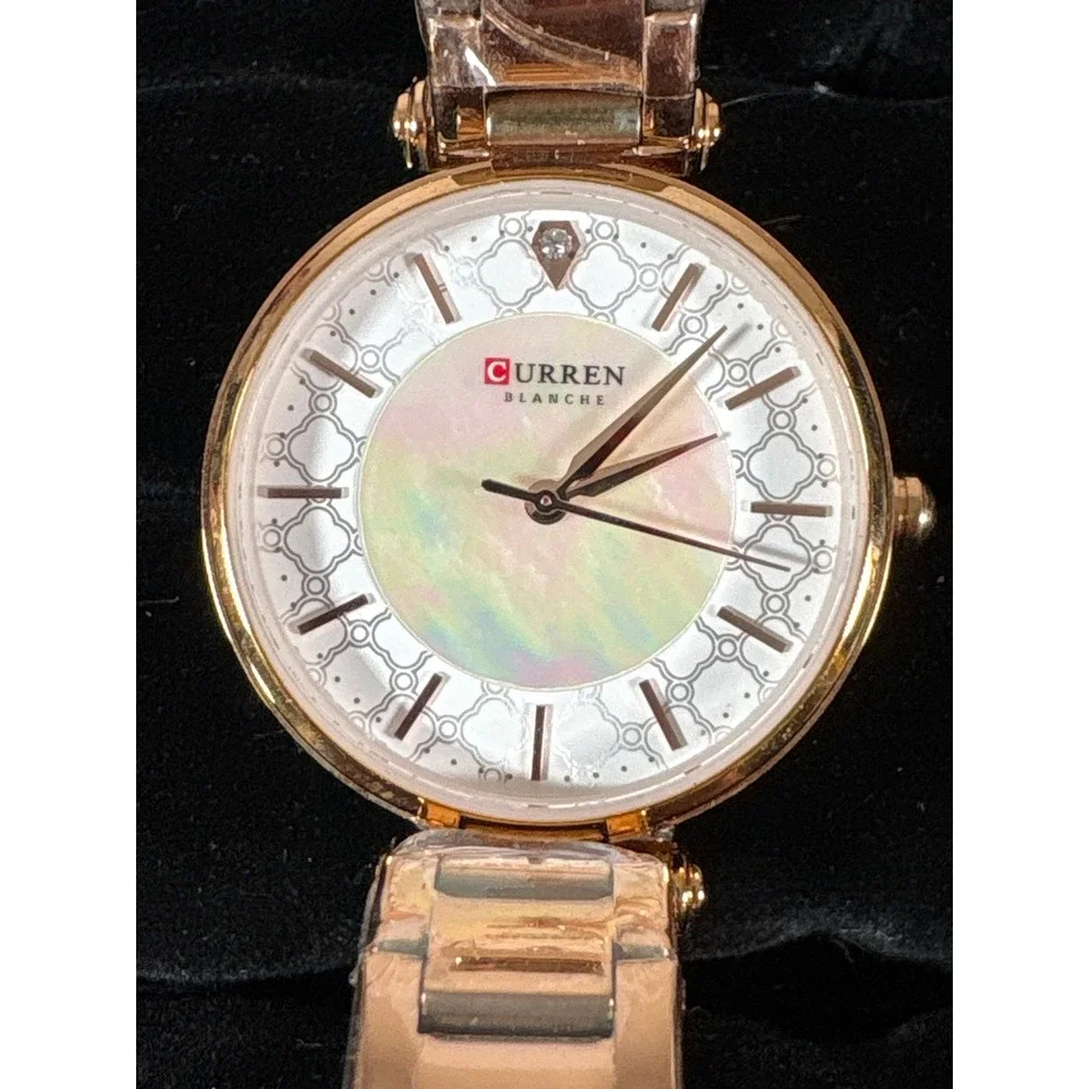 Curren Blanche C9072L Rose Gold Mother of Pearl Dial Women's Quartz Watch